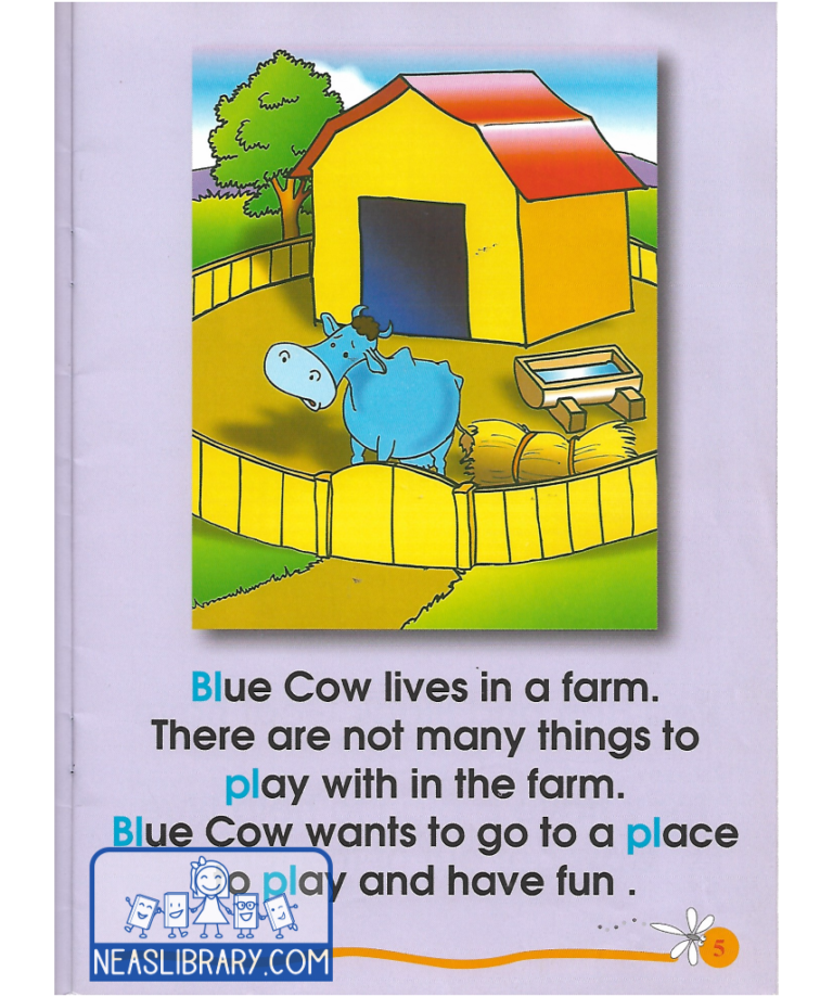 Blue Cow Goes Out To Play Neas Library